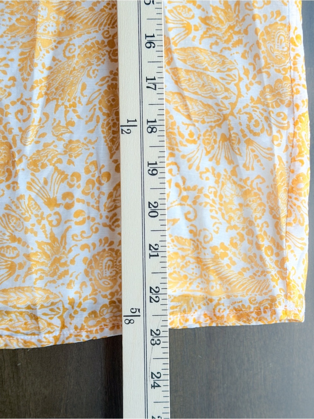 J.Crew Yellow Floral Paisley Blouse Ruffle Neck Long Sleeve V Neck Top Feminine - Picture 6 of 7